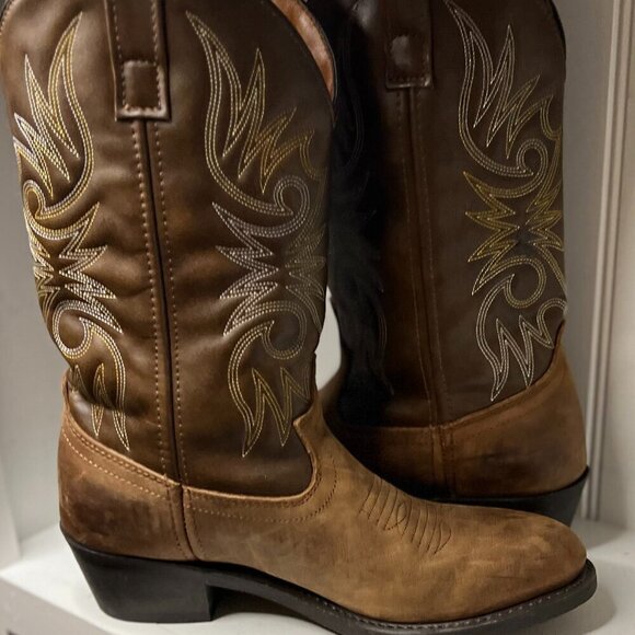 Laredo Women’s Western Boot in Brown Men's Size 8D/Women's 10 - Picture 4 of 7